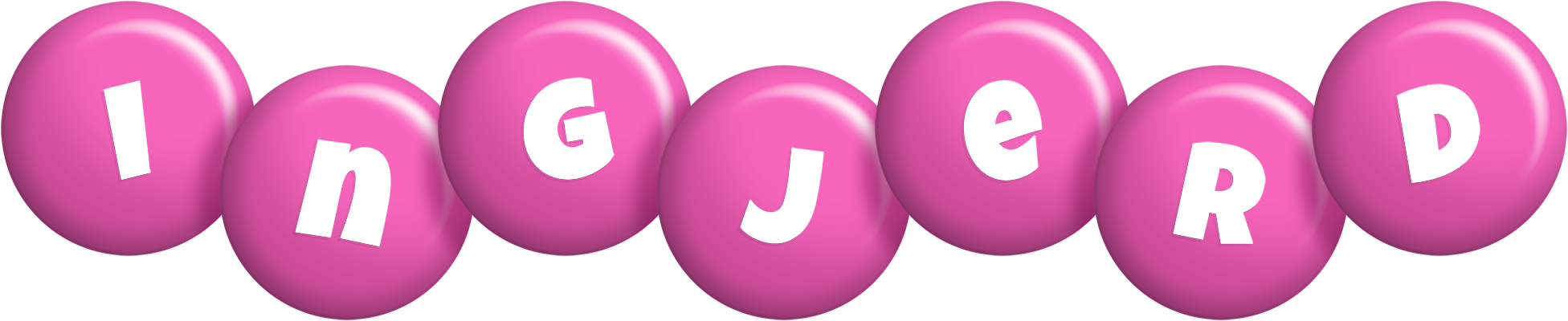 Ingjerd candy-pink logo