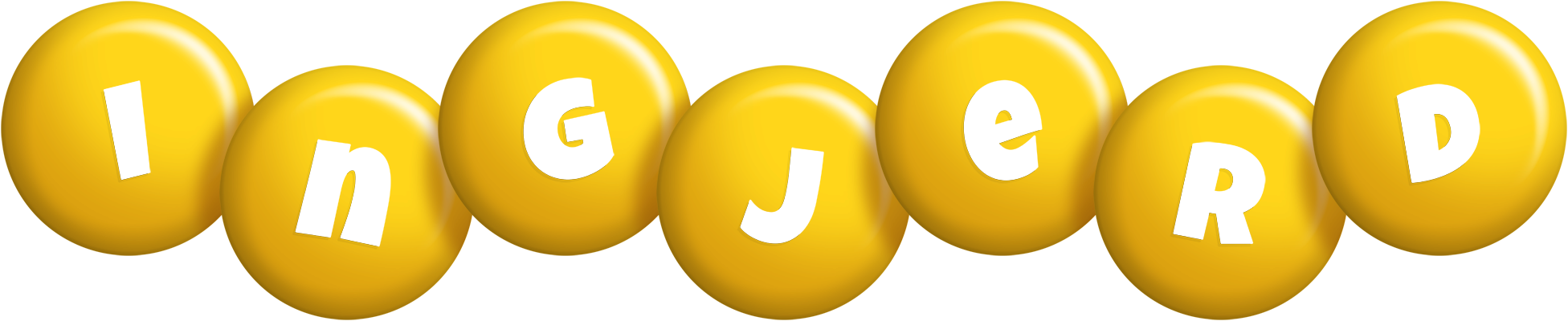 Ingjerd candy-yellow logo