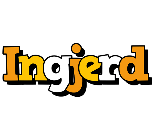 Ingjerd cartoon logo