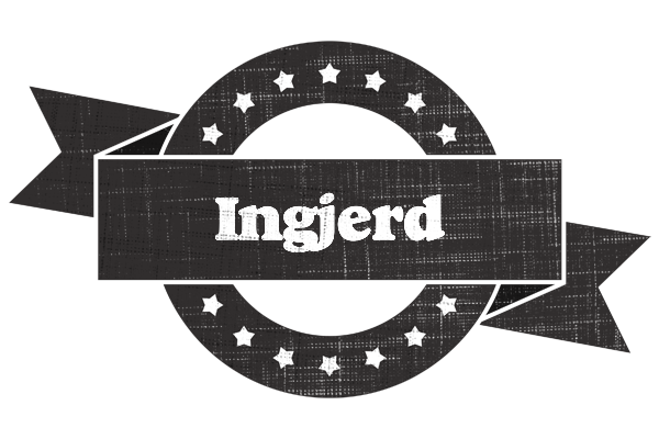 Ingjerd grunge logo