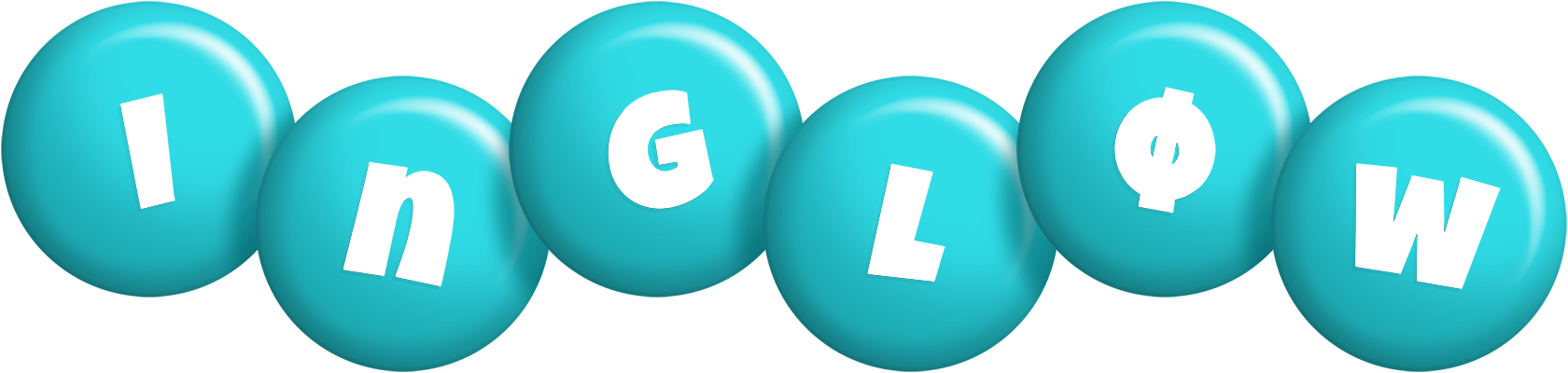 Ingløw candy-azur logo