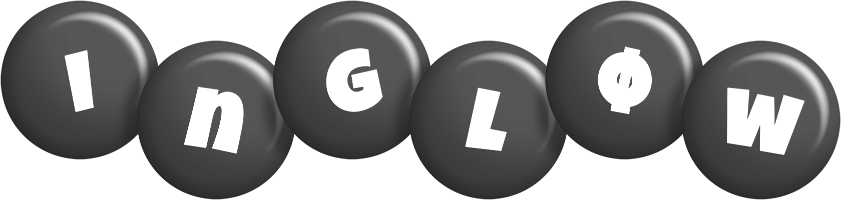 Ingløw candy-black logo
