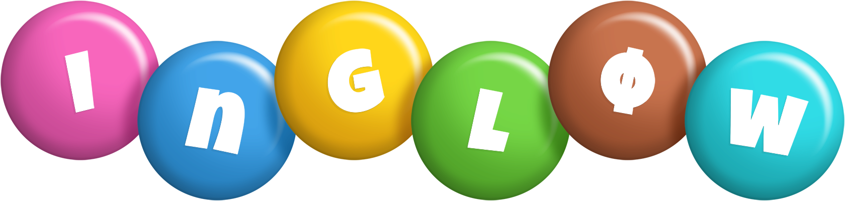 Ingløw candy logo