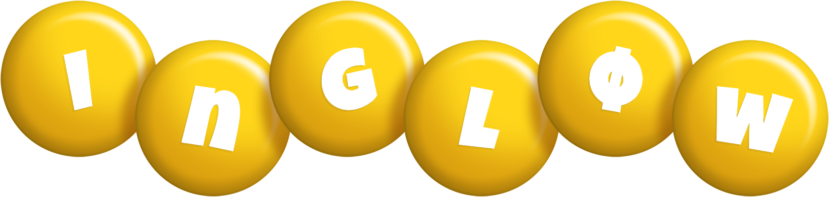 Ingløw candy-yellow logo