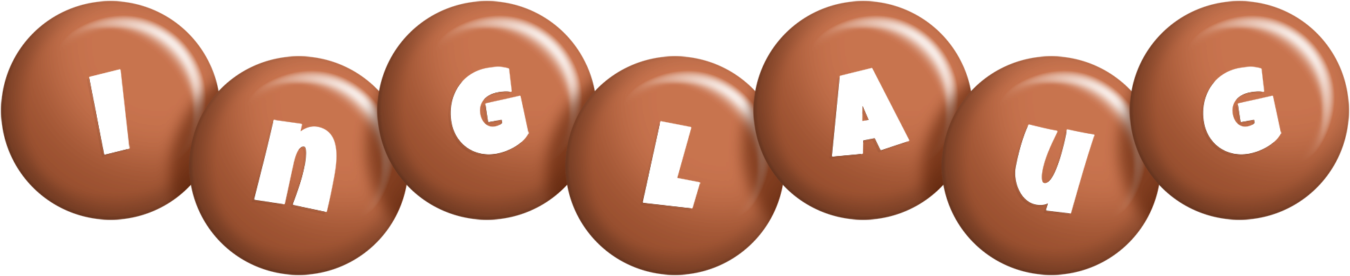 Inglaug candy-brown logo