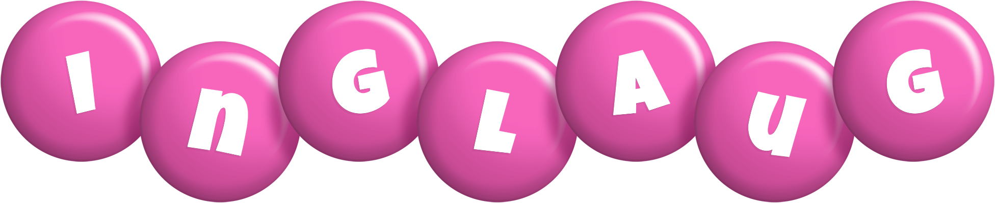 Inglaug candy-pink logo