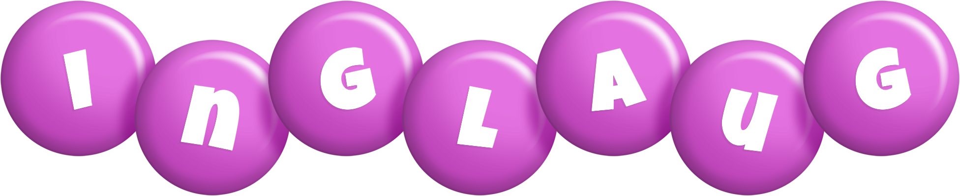 Inglaug candy-purple logo