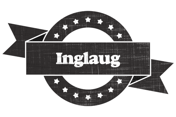 Inglaug grunge logo