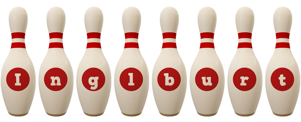 Inglburt bowling-pin logo