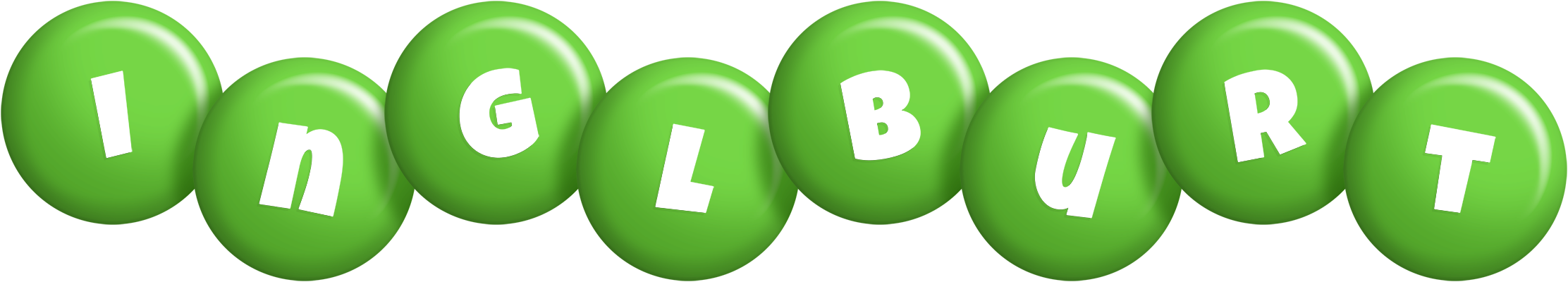 Inglburt candy-green logo