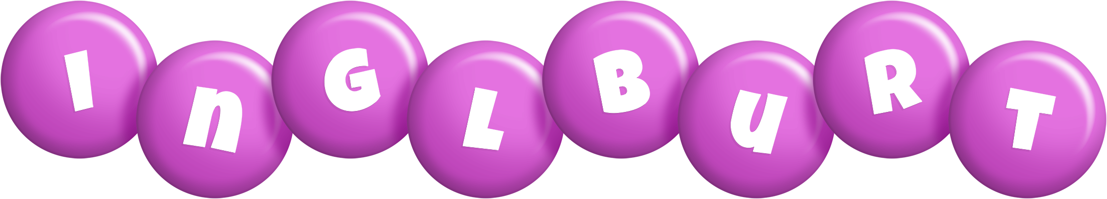Inglburt candy-purple logo