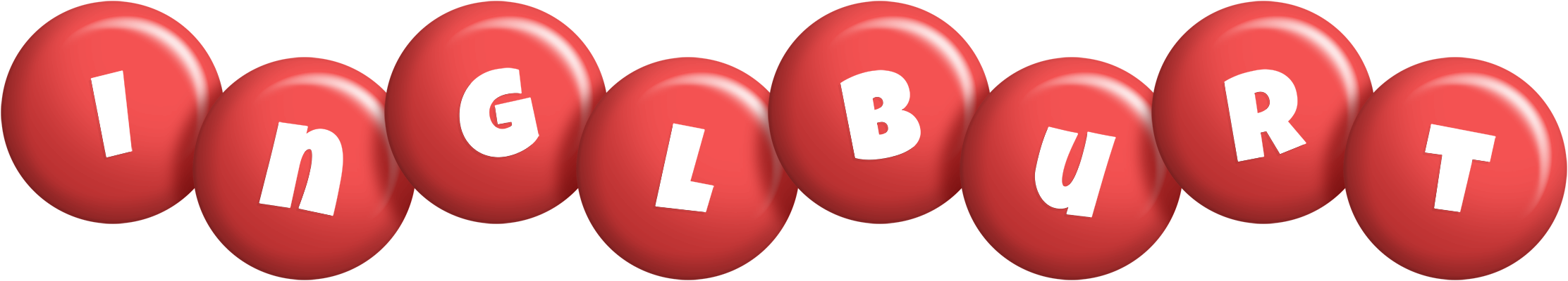 Inglburt candy-red logo