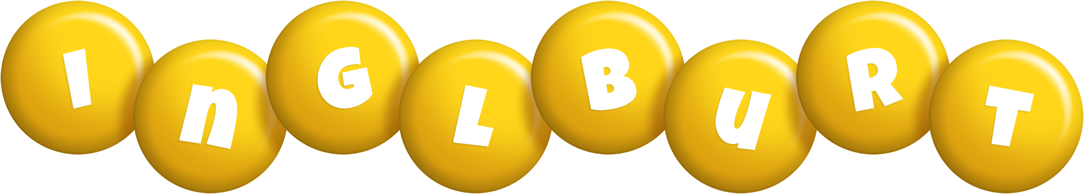 Inglburt candy-yellow logo