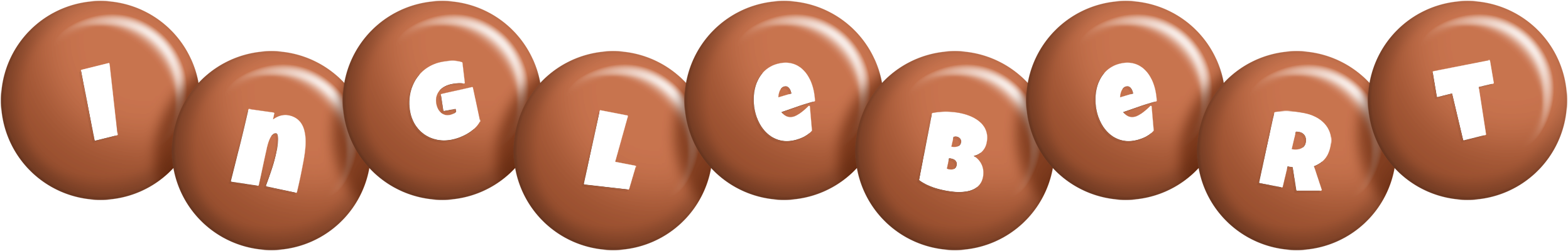 Inglebert candy-brown logo