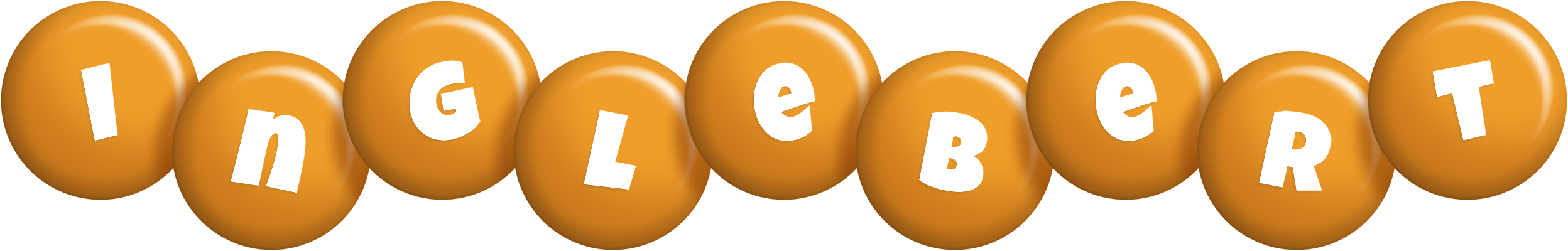 Inglebert candy-orange logo