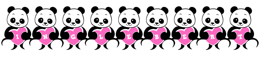 Inglebert love-panda logo