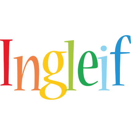 Ingleif birthday logo