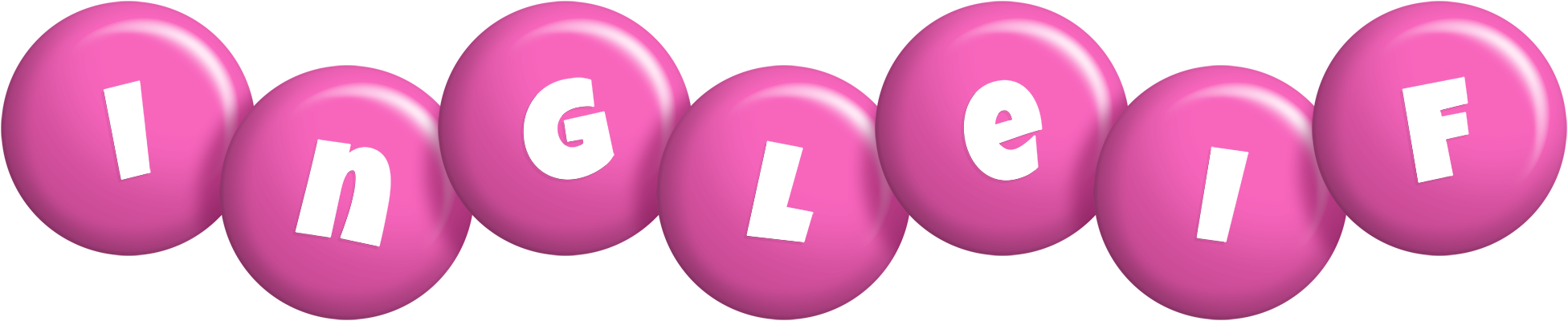Ingleif candy-pink logo