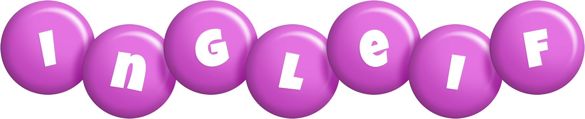 Ingleif candy-purple logo
