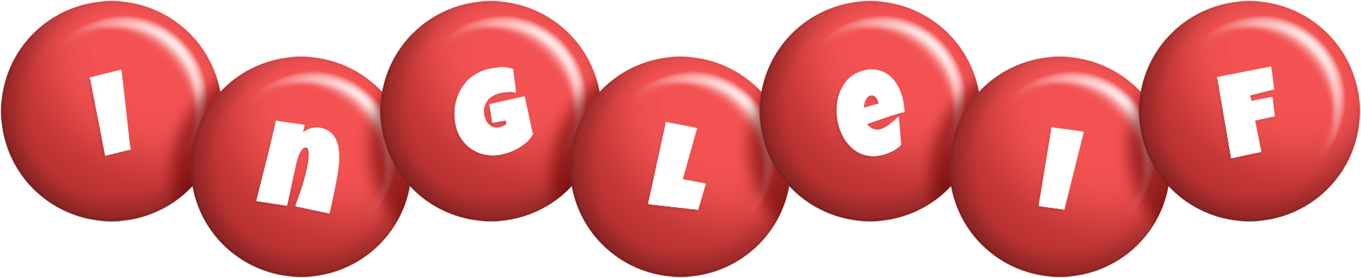 Ingleif candy-red logo