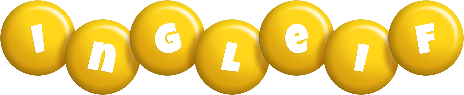 Ingleif candy-yellow logo