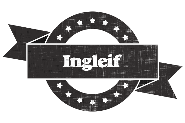 Ingleif grunge logo