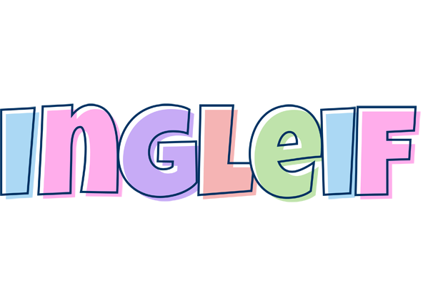 Ingleif pastel logo