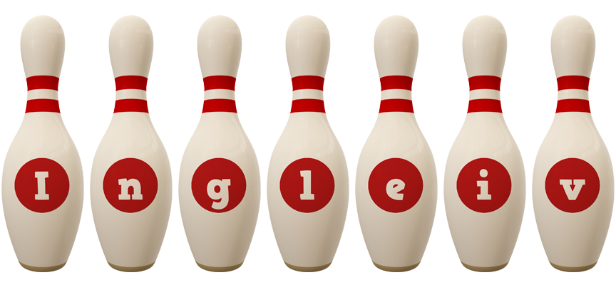 Ingleiv bowling-pin logo