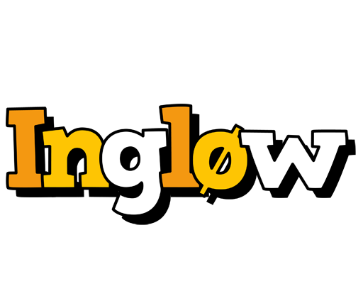Ingløw cartoon logo