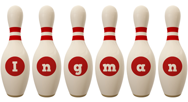 Ingman bowling-pin logo