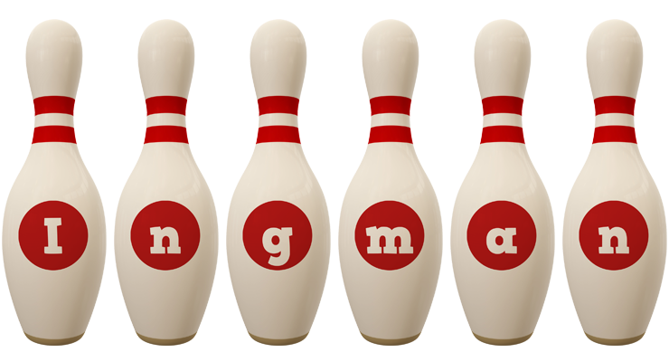 Ingman bowling-pin logo