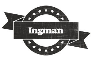 Ingman grunge logo