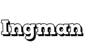 Ingman snowing logo