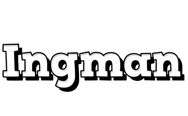 Ingman snowing logo