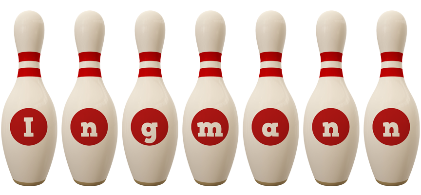 Ingmann bowling-pin logo