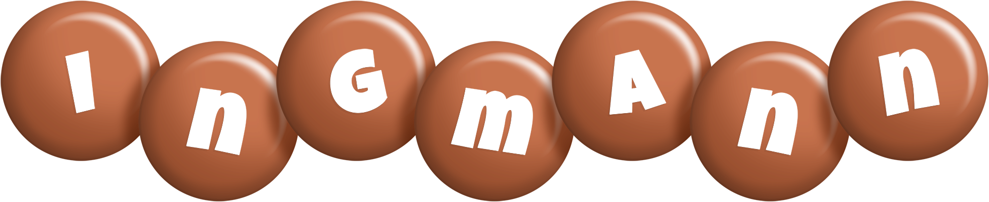 Ingmann candy-brown logo
