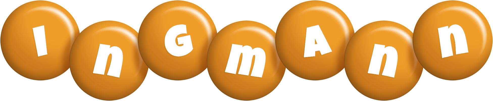 Ingmann candy-orange logo