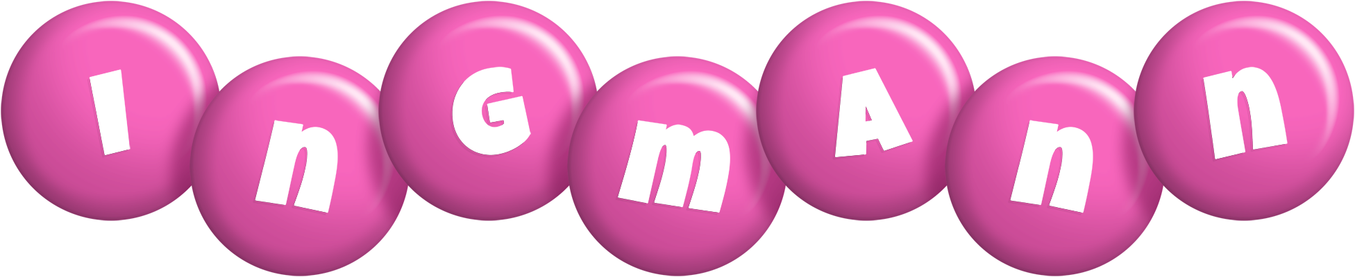 Ingmann candy-pink logo