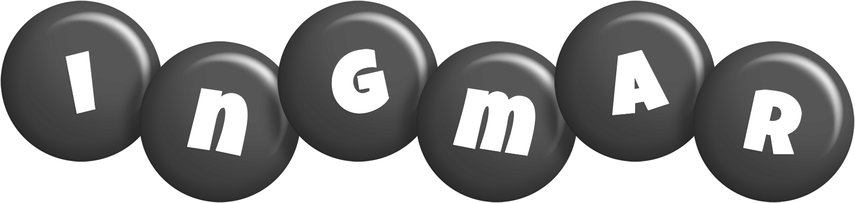 Ingmar candy-black logo