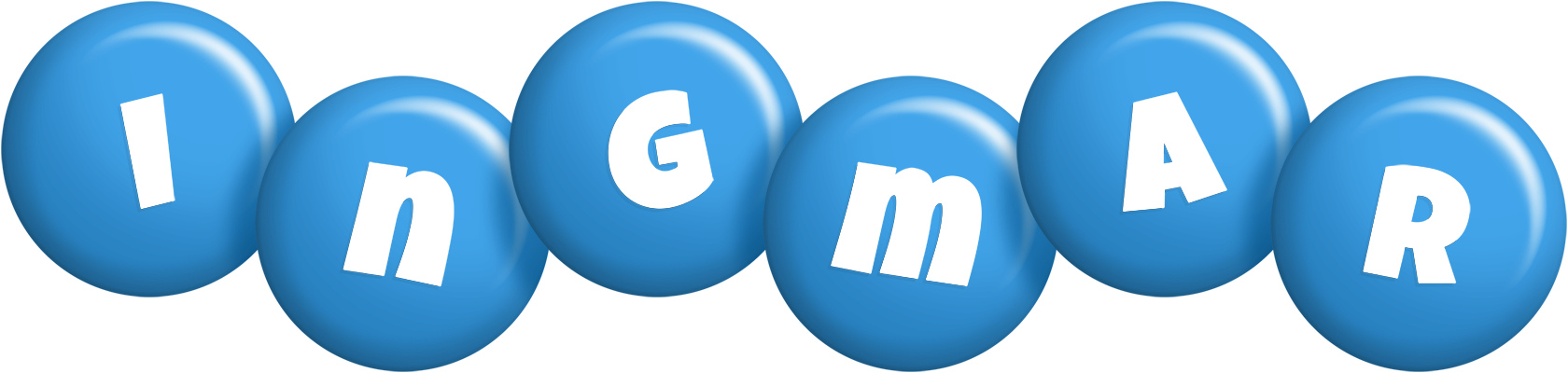 Ingmar candy-blue logo
