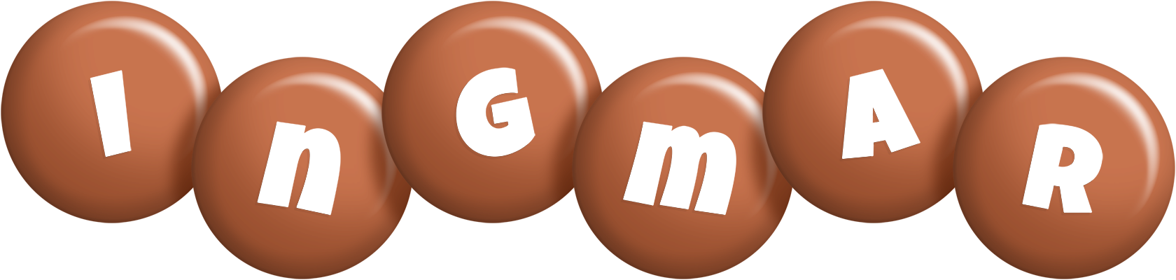 Ingmar candy-brown logo