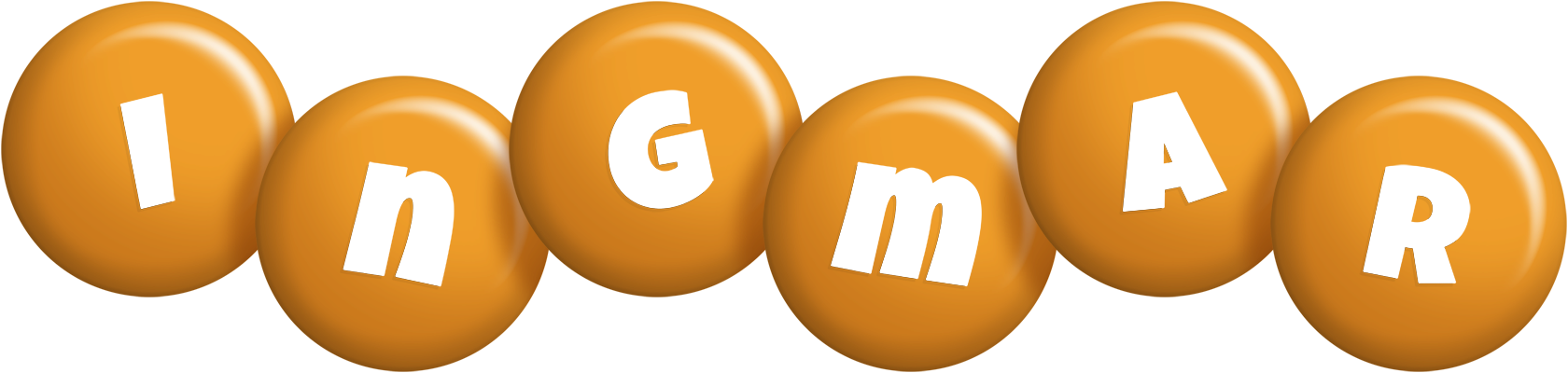 Ingmar candy-orange logo