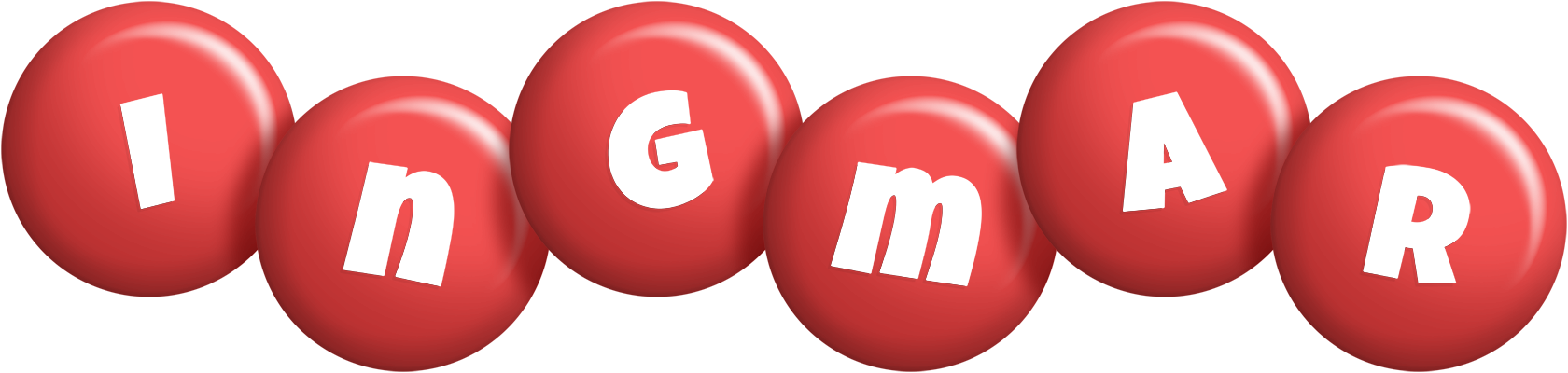 Ingmar candy-red logo