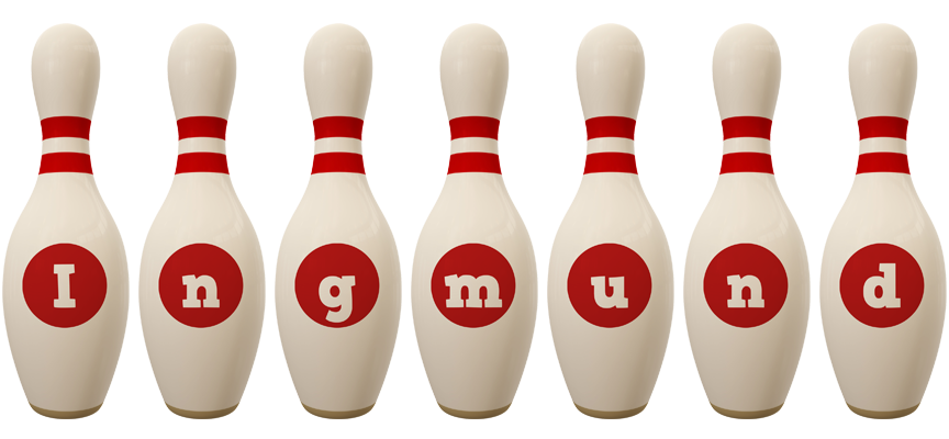Ingmund bowling-pin logo