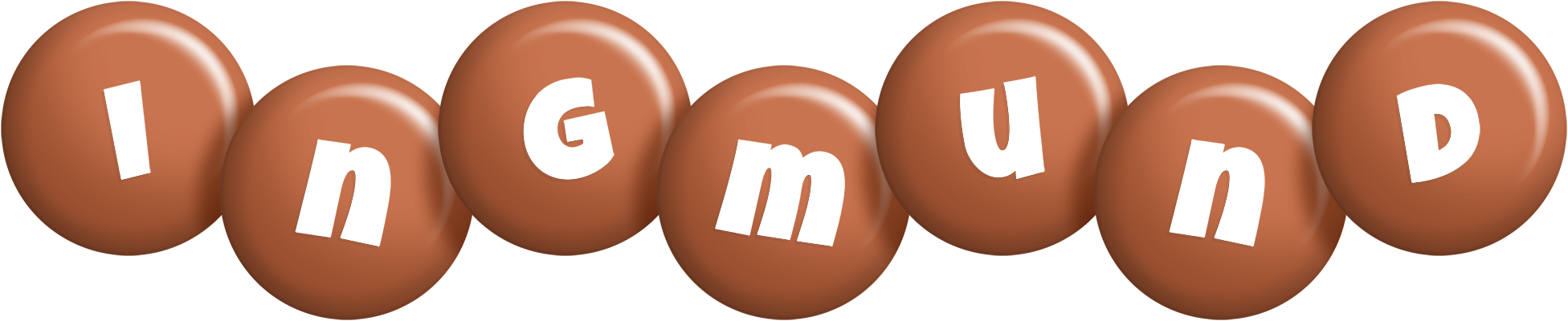 Ingmund candy-brown logo