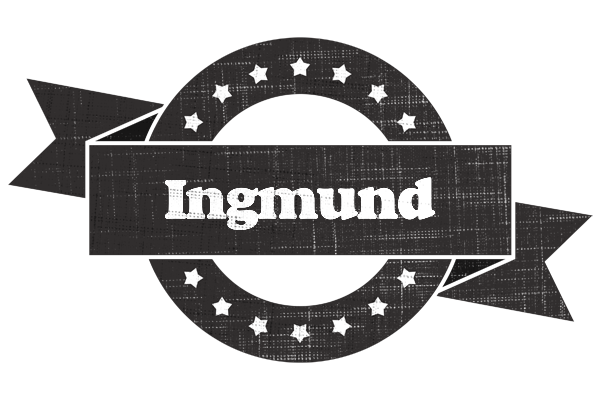 Ingmund grunge logo