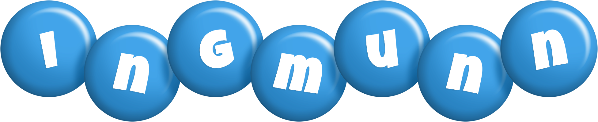 Ingmunn candy-blue logo