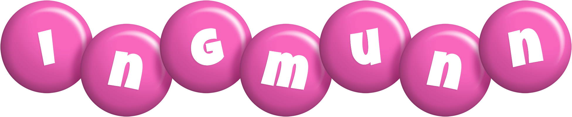 Ingmunn candy-pink logo