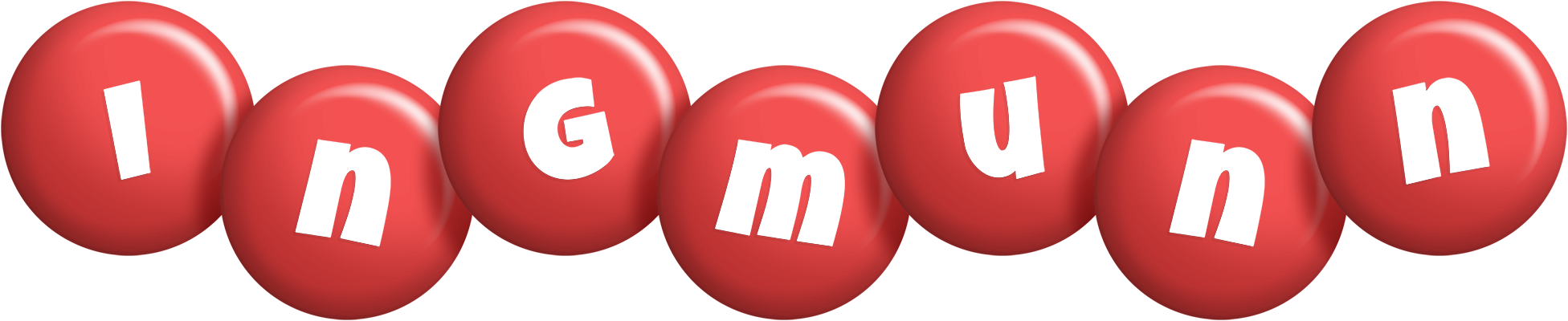Ingmunn candy-red logo