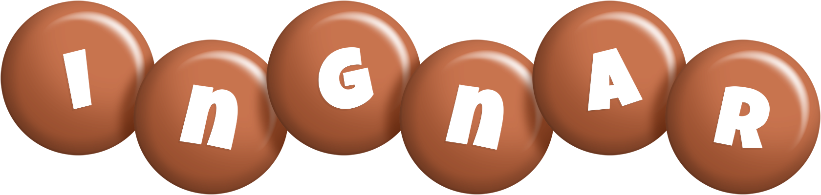 Ingnar candy-brown logo